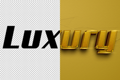 Luxury 3D editable text effect Product Image 2