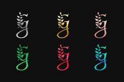 Letter G with multi colors letter mark logos Product Image 1