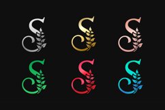 Letter S with multi colors letter mark logos Product Image 1