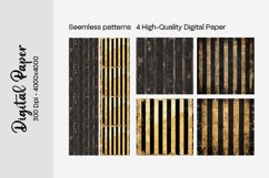 Luxury Black and gold Digital Papers Product Image 2