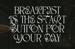 Horia Garden - Luxury Food Font Product Image 2