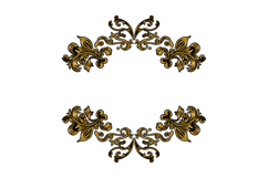 Luxury elegant floral frame ornament decorative element desi Product Image 2