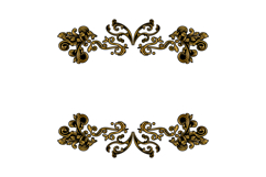Luxury elegant floral frame ornament decorative element grap Product Image 2