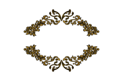 Luxury elegant floral frame ornament decorative element vect Product Image 1