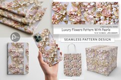 Digital Paper Luxury Flowers Pattern Product Image 1