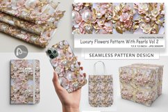 Digital Paper Luxury Flowers Pattern Product Image 1