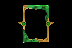 luxury frame art card layout template with diamond and poly Product Image 2