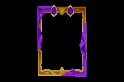 luxury frame art card layout template with diamond and polyg Product Image 2