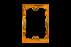 luxury frame art card layout template with diamond and polyg Product Image 2