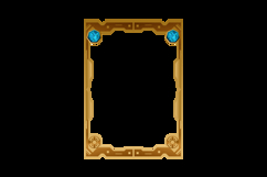 Luxury game asset frame art with diamond element graphic Product Image 2