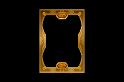 Luxury game asset frame art with diamond element vector Product Image 2