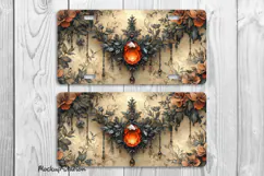 Vintage Floral License Car Plate PNG | Boho Luxury Style Product Image 2