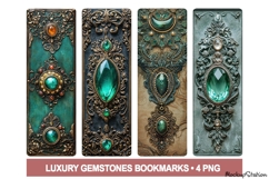 Gothic Bookmarks Printable | Victorian Gem Luxury Designs Product Image 1
