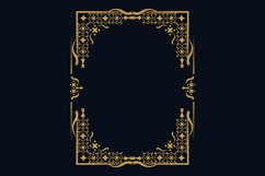 Luxury gold frame vintage ornament art Product Image 1