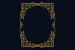 Luxury gold frame vintage ornament art Product Image 1