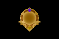 Luxury gold game asset ui graphic element decoration Product Image 2