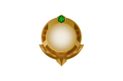 Luxury gold game asset ui graphic element isolated Product Image 1