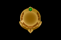 Luxury gold game asset ui graphic element isolated Product Image 2