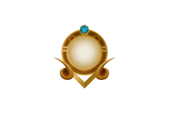 Luxury gold game asset ui graphic element vector Product Image 1