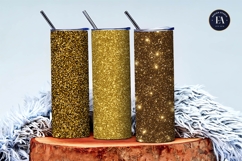 Stylish Gold Glitter Luxury Wedding Seamless Digital Paper Product Image 3