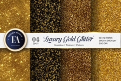 Golden Shimmer Sparkle Pattern Chic Seamless Digital Paper Product Image 1