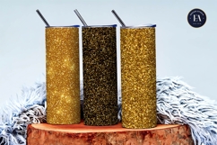 Stylish Gold Glitter Luxury Wedding Seamless Digital Paper Product Image 3