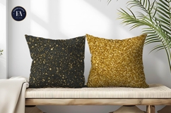 Golden Shimmer Sparkle Pattern Chic Seamless Digital Paper Product Image 2