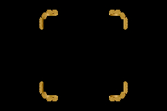 Luxury gold vintage pattern divide floral element isolated Product Image 2