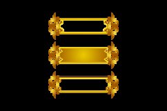 Luxury golden border design background Product Image 2