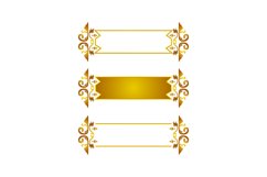 Luxury golden border design background Product Image 1