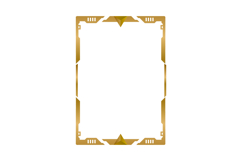 Luxury golden ornamental frame decoration on transparent bac Product Image 1