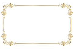 Luxury golden rectangle corner certificate border pattern Product Image 1