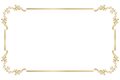 Luxury golden rectangle corner certificate border pattern Product Image 1