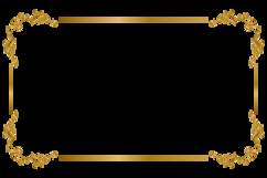 Luxury golden rectangle corner certificate border pattern Product Image 2