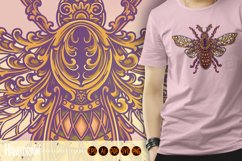 Luxury insect classic ornament svg Product Image 1