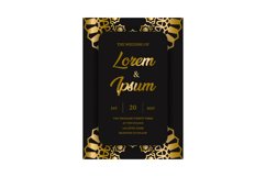 Luxury mandala wedding invitation card background Product Image 1