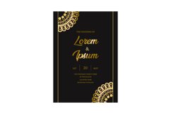 Luxury mandala wedding invitation card concept Product Image 1
