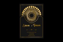 Luxury mandala wedding invitation card paper Product Image 2
