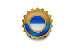 Luxury retro blank shape badge and label template graphic Product Image 1