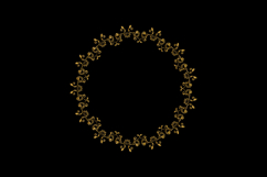 Luxury round vintage floral ornament element decoration vect Product Image 1