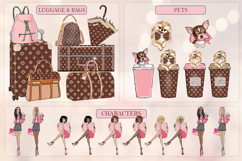 Luxury Travel Fashion Accessories Clipart PNG Bundle 56 PNG Product Image 2