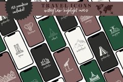 luxury travel instagram story highlight icons