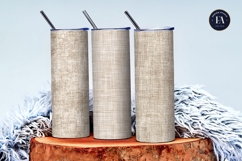 Boho Linen Fabric Soft Neutral Beige Digital Paper Product Image 3