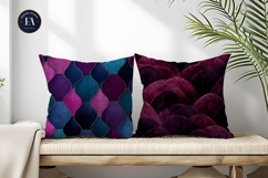 Deep Jewel Velvet Fabric Texture Seamless Digital Paper Product Image 2