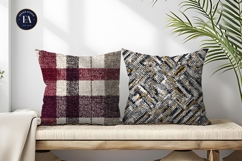 Classic Tweed Fabric Cozy Woven Texture Digital Paper Product Image 2