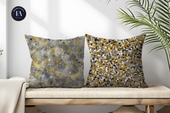 Gold Silver Glitter Festive Seamless Digital Paper Product Image 2