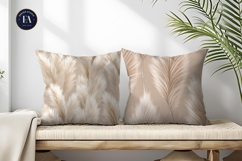 Fluffy Pampas Grass Floral Pattern Digital Paper Product Image 2