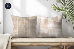 Boho Linen Fabric Soft Neutral Beige Digital Paper Product Image 2