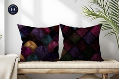 Velvet Jewel Tone Fabric Texture Seamless Digital Paper Product Image 2