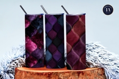 Velvet Jewel Tone Fabric Texture Seamless Digital Paper Product Image 3